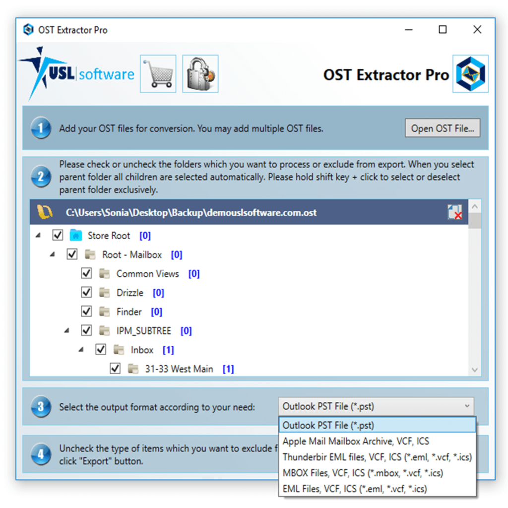 Import OST to Outlook